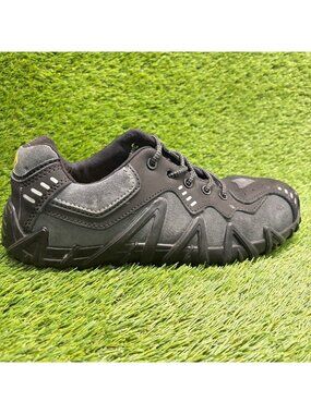 Terra Venom Low Mens Size 10.5 Black Leather Composite Toe Safety Work Shoes